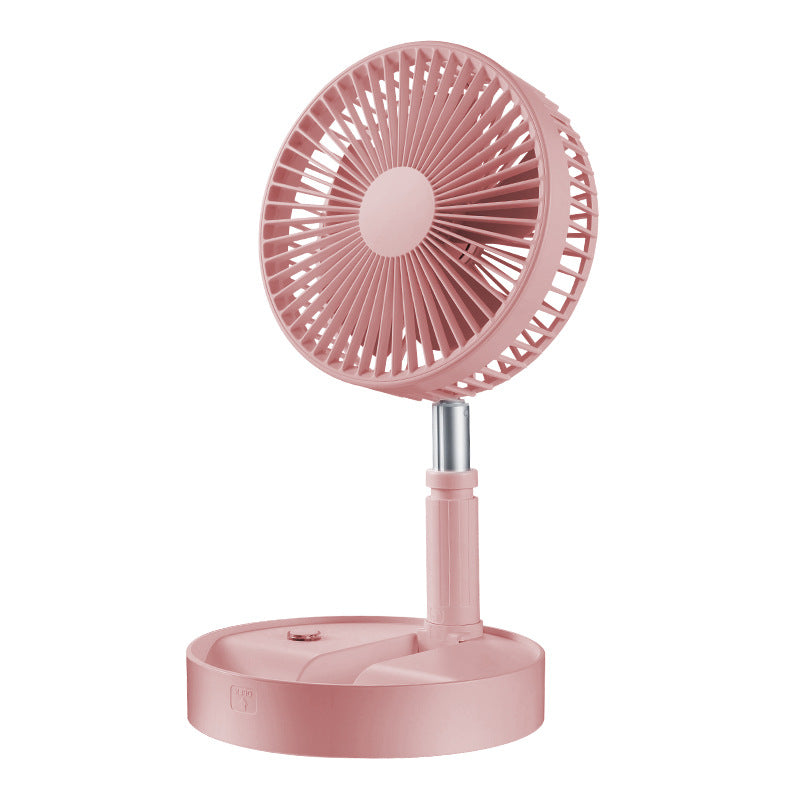 🥳2026 HOT SALE🥳💞50K+ SOLD!🌀🔋 49% OFF! Telescopic Folding USB Fan – Adjustable height, 180° tilt, 4 speeds & quiet. 3600mAh battery, 24H runtime. Perfect for home or travel! 💨✨