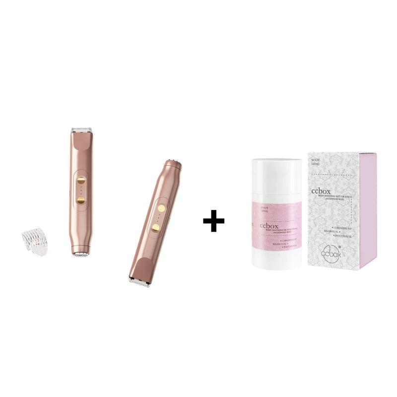 šØ Pink GONE !! ACT FAST ā”Bikini Trimmer for Women, Electric Shaver and Razor Rechargeable 2-in-1 Body and Facial Epilator, Underarms and Legs, IPX7 Waterproof