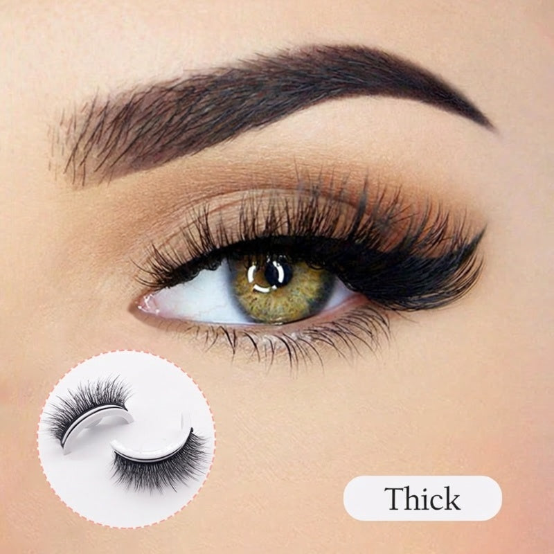 🏆 Last Day Special Price £9.99 ! 🔥 Buy One Get One Free 🎁 💐Waterproof & Reusable Self-Adhesive Eyelashes