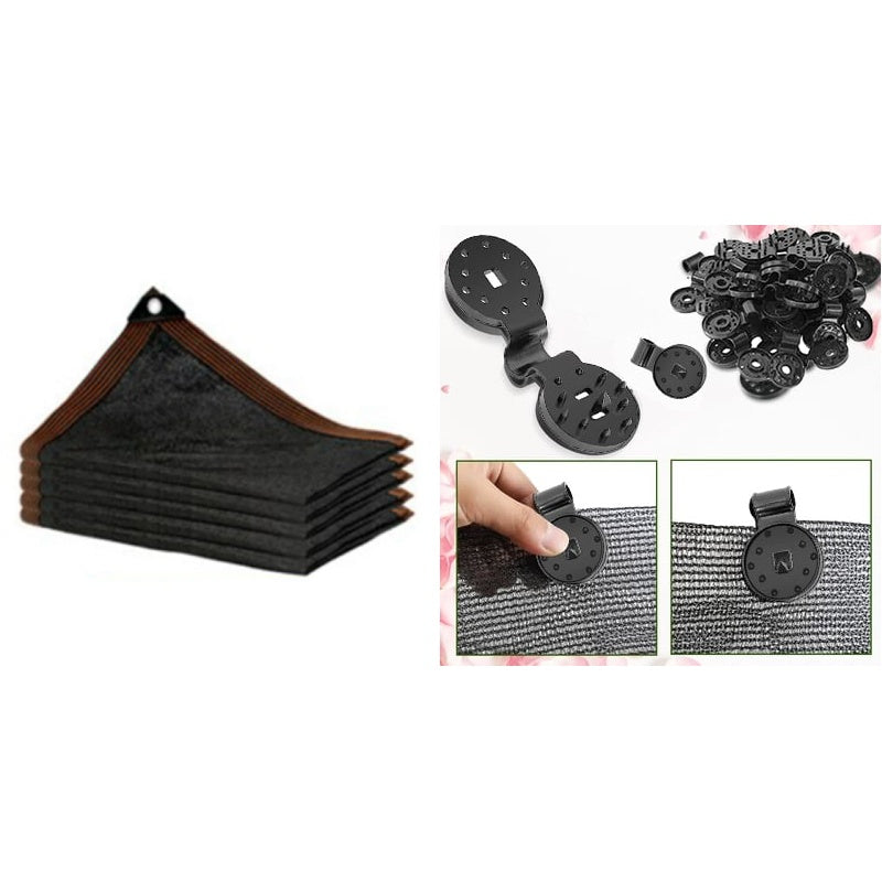 💥49% OFF🌿UV-Blocking HDPE Shade Net with Grommets✨