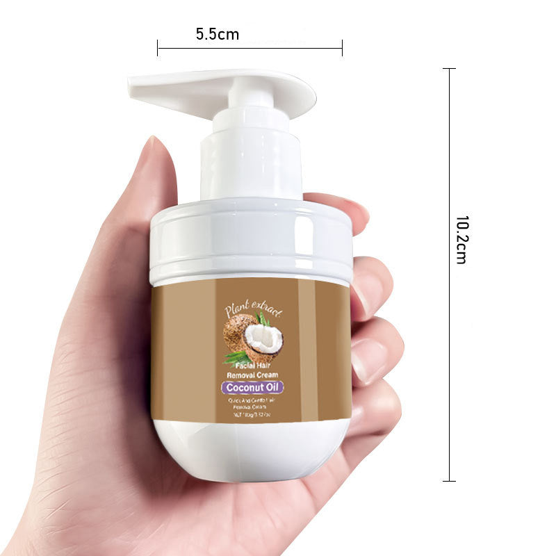 🎁 Buy 2 get 1 FREE! 🥥✨ Coconut facial hair removal cream – Gentle & effective(Suitable for full-body use)