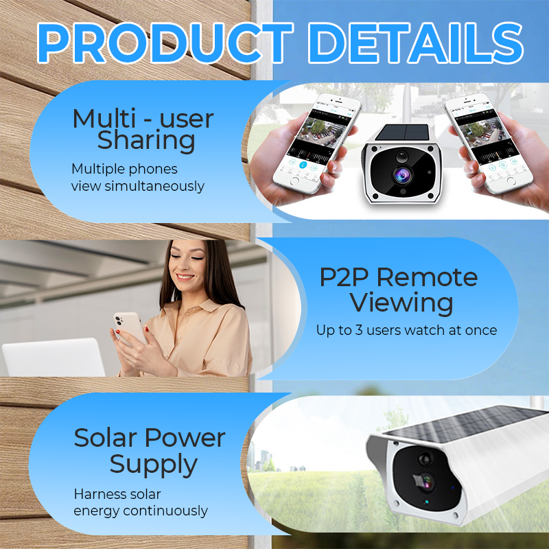 🔥49% off, free shipping ✨Solar Wireless Security Cameras