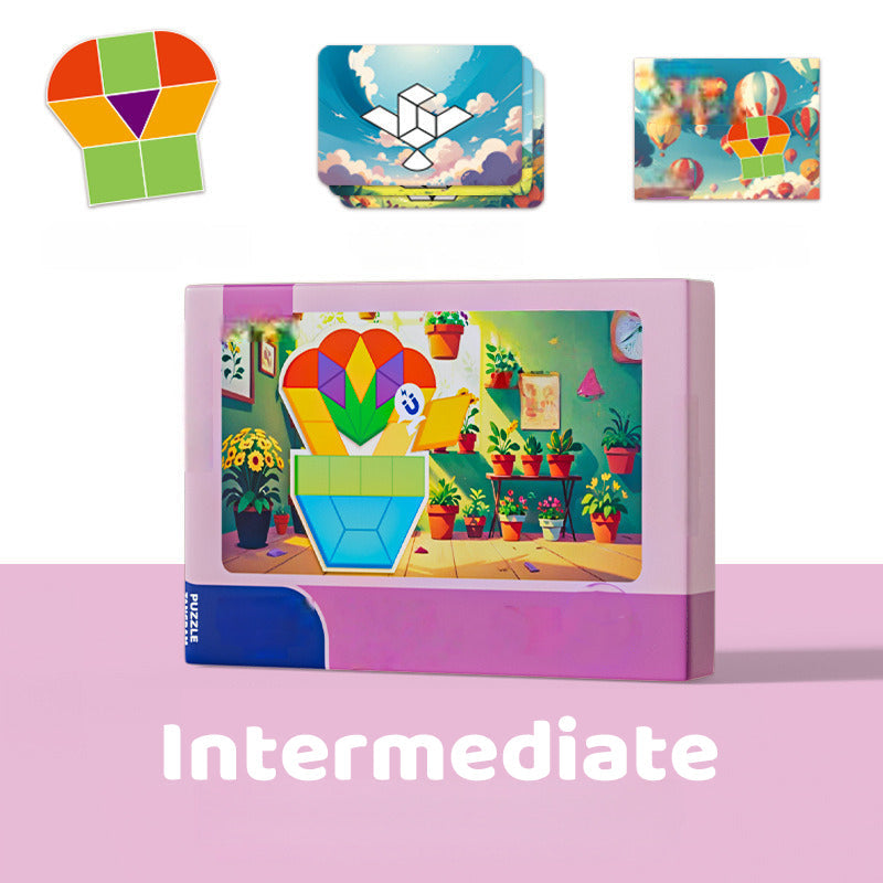 š§© HOT SALE! ā” Childrenās Educational Magnetic Tangram Puzzle ā Early Education & Brain Development, Magnetic Design, Safe & Lightweight, Creative Shape Learning Fun šØ