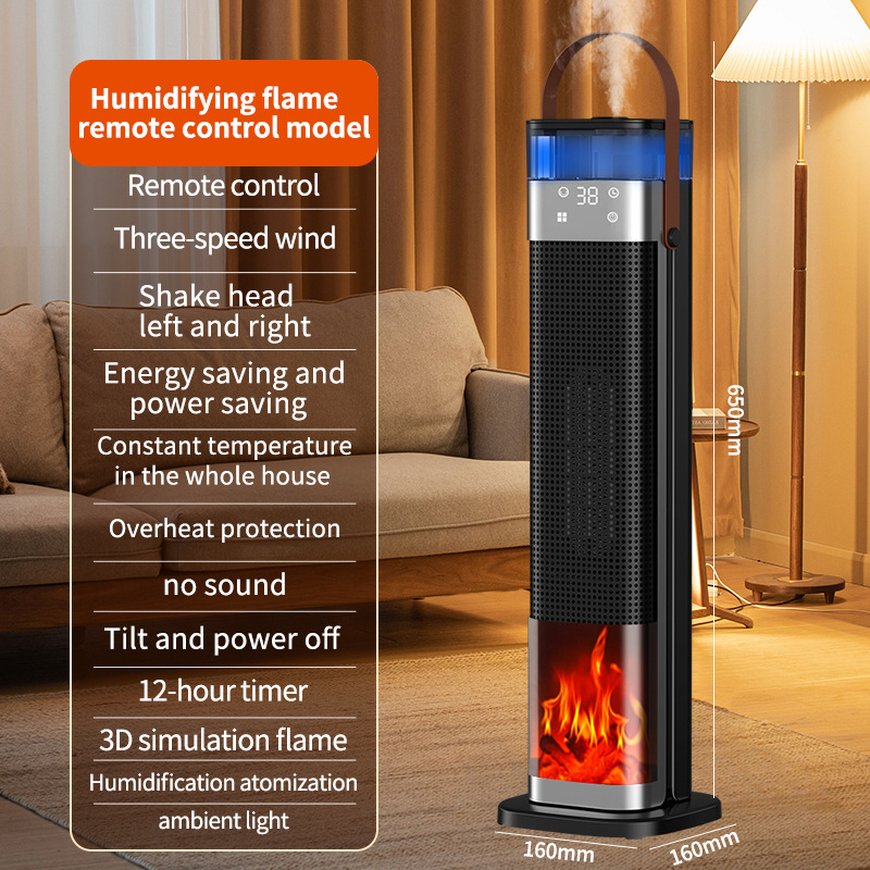 ⏰Now 39% off & free shipping!🔥 Humidifying Electric Fireplace! PTC Rapid Heating + 3D Flames + Three-Speed Temperature Control—Warmth That Warms the Heart 💧