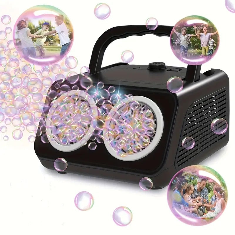 🔥49% OFF ! 🎁Fun for the Whole Family – 🥰handheld multi-hole bubble machine 【Exclusive Offer】