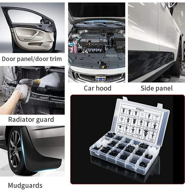 🎁2026 New Arrivals 49% OFF💥100pcs Universal Expansion Screw Clips Set – Multi-Size, Strong Grip & Easy Installation 🛠️🚗