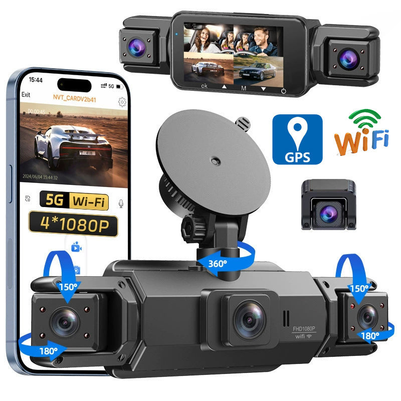 💥49% OFF!📷4-Channel HD Dash Cam with Night Vision📹