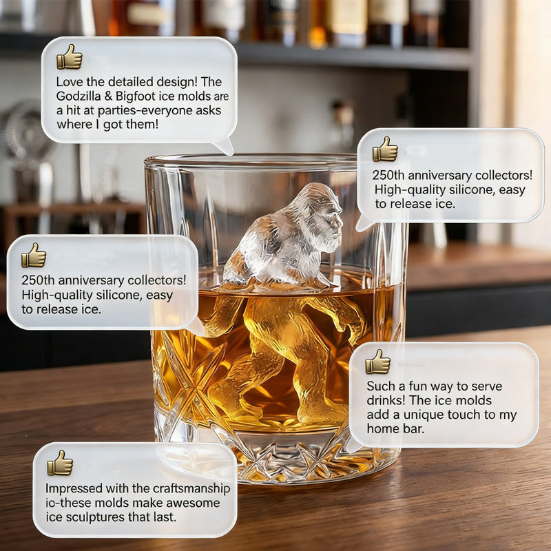 🥳2026 HOT SALE🥳💞49% OFF!✨ 💝Bigfoot Silicone Ice Cube Mold Tray