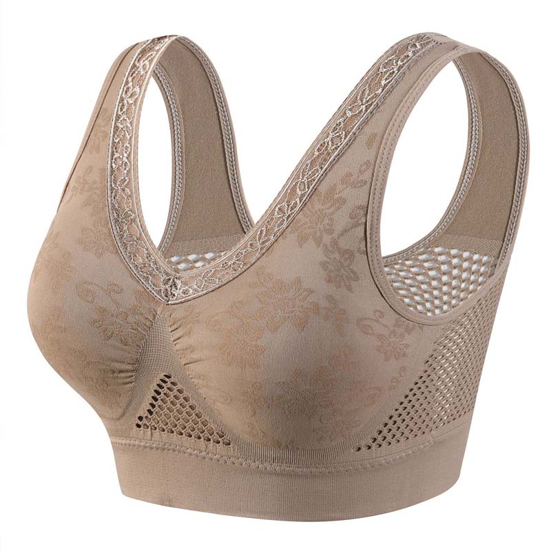🌸LAST DAY SALE £7.99!!⚡50K+ SOLD!🔥High-Support Wireless Lace Bra for Women