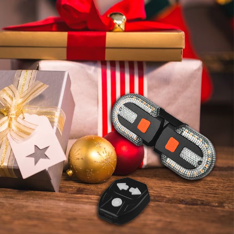 🚴 40% OFF NOW! 🔦 Bicycle Wireless Remote Control Turning Tail Light – Auto Brake Sensor, 30+ Light Modes & USB Rechargeable ⚡