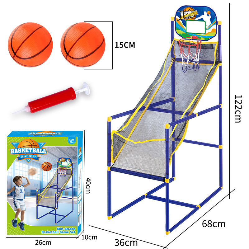 ⏰49% OFF NOW!⛹️Kids' Indoor Basketball Arcade Game with 4 Balls🏀
