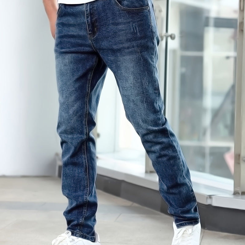 ๐ 60% OFF NOW! ๐ฅ Men's Modern Slim Fit Stretch Jeans โ Comfortable Stretch, Contemporary Fit & Versatile Everyday Style ๐