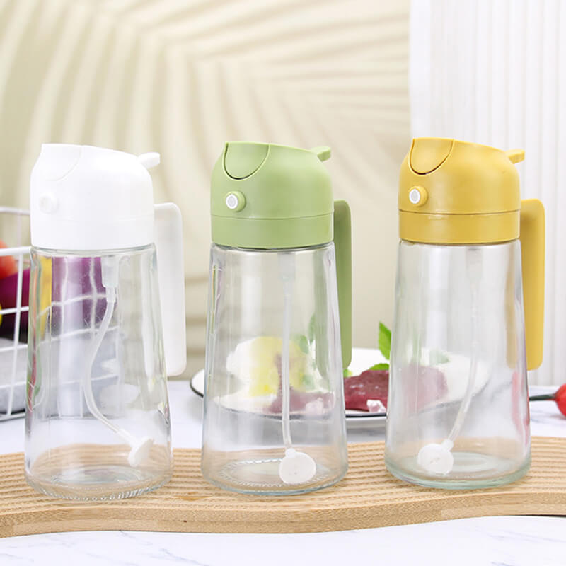🎁HOT SALE💕2 in 1 Glass Oil Sprayer & Dispenser