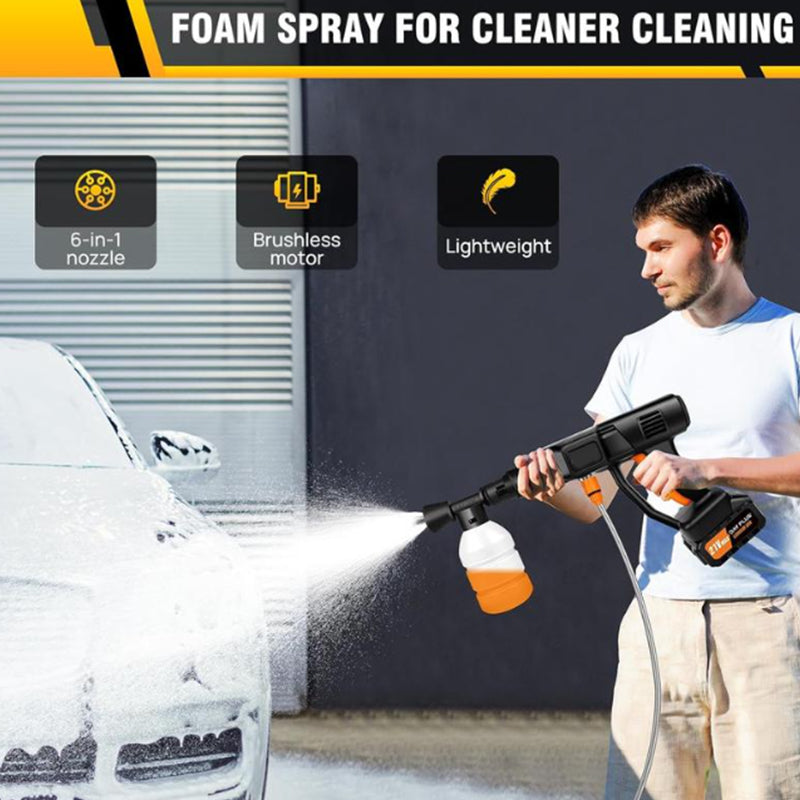 Portable Battery-Powered Car Wash Gun