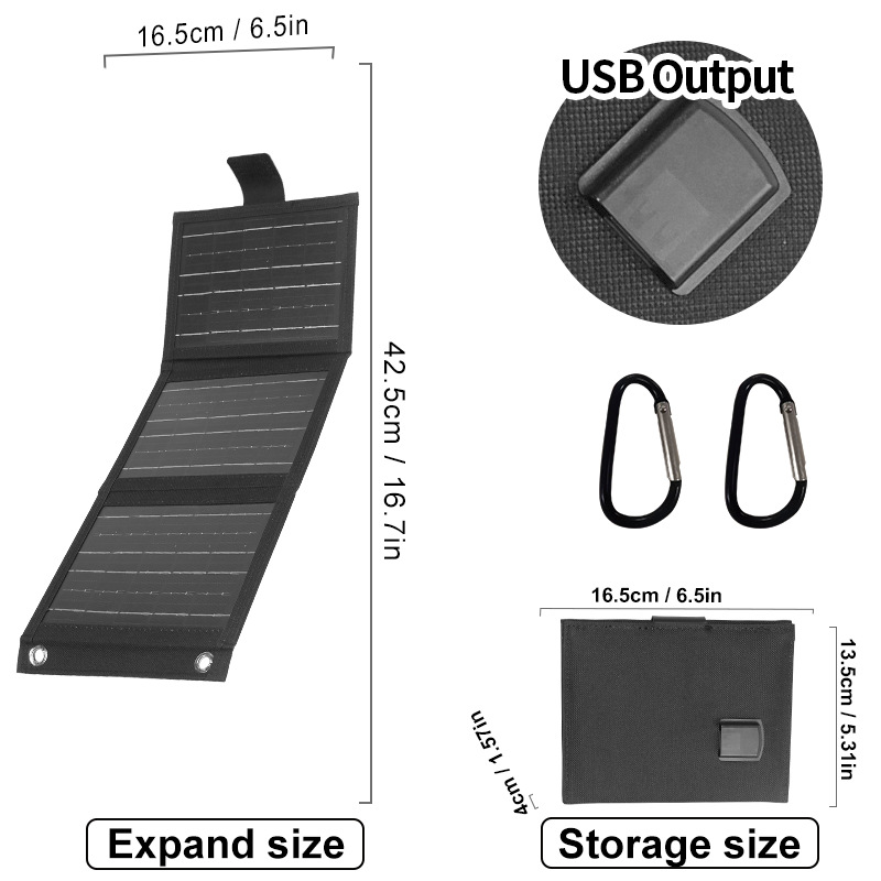 🥳2026 HOT SALE🥳💞49% OFF!✨ 💝Portable Solar Panel with USB Charging