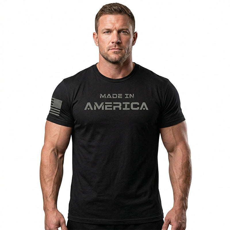๐ Men's Athletic Fit Crew Neck Tee โ Breathable Cotton, Perfect Stretch & Versatile Gym to Street โจ