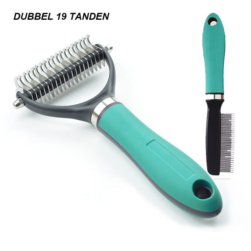🐾 49% OFF NOW! 🧹 Double-Sided Self-Cleaning Pet Grooming Brush – Removes Loose Fur, Massages Skin & Reduces Shedding for Dogs & Cats 🐶