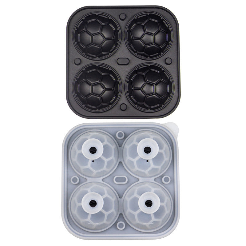 📢📢49% OFF!! ⏰ Silicone Soccer Ball Ice Cube Tray – 5.5 cm Cubes, Slow-Melting, Leak-Proof Design, 4 Colors, Perfect for Game Nights & Cocktails 🥂