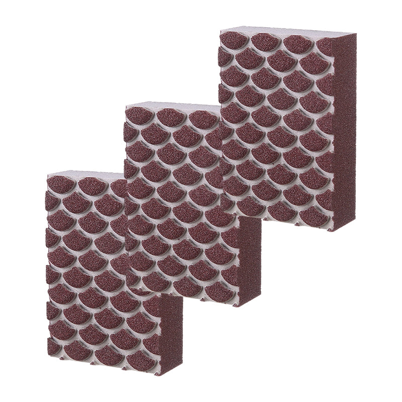 💥49% OFF NOW!🧼Heavy-Duty Scouring Sponge with Fish-Scale Texture – Rust & Burnt-On Residue Remover for Pans, Sinks & Hobs✨
