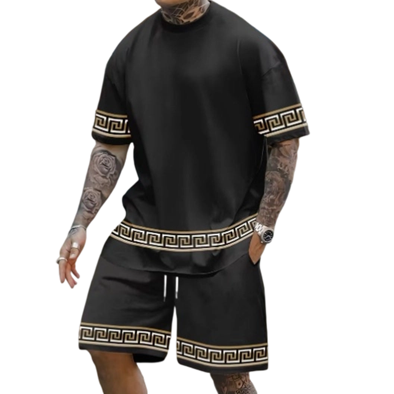 ☀️New Arrival✨Breathable Crew Neck Short Sleeve & Shorts Set