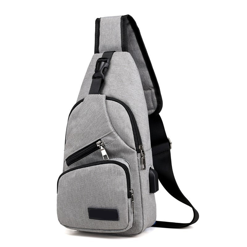 🎒 49% OFF NOW!⛰️ Outdoor Sport Sling Pack – Multifunctional, Durable & USB Port – Urban Commuter Essential 🚴♂️