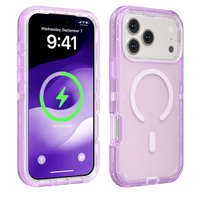 ๐ฑ๐งฒ Shockproof Clear Magnetic Phone Case๐ก๏ธ โ Strong Magnetic Lock, Anti-Yellowing & 360ยฐ Protection
