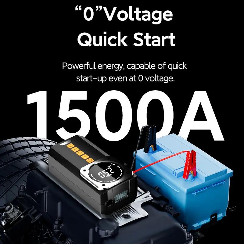 ⚡🔋 Digital 2-in-1 Air Compressor & Car Jump Starter – Inflates Tires + Jump-Starts Cars – Pay on Delivery 🚗✅