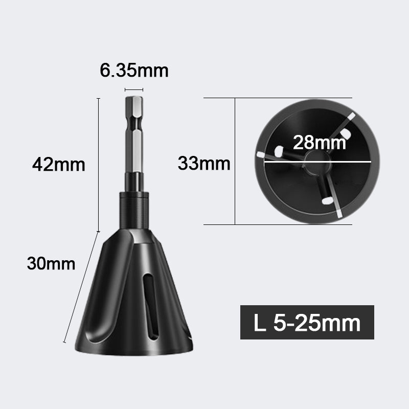 Tungsten Steel Drill Chamfer Tool 🔩 – Deburr, Smooth & Repair Metal Edges, 2 Sizes