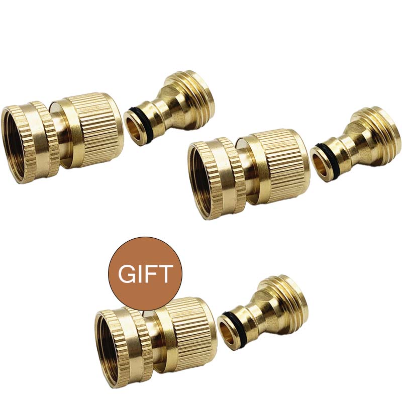 📢📢49% OFF !! ⏰3/4" Brass Quick Connect Fittings for Water Hose