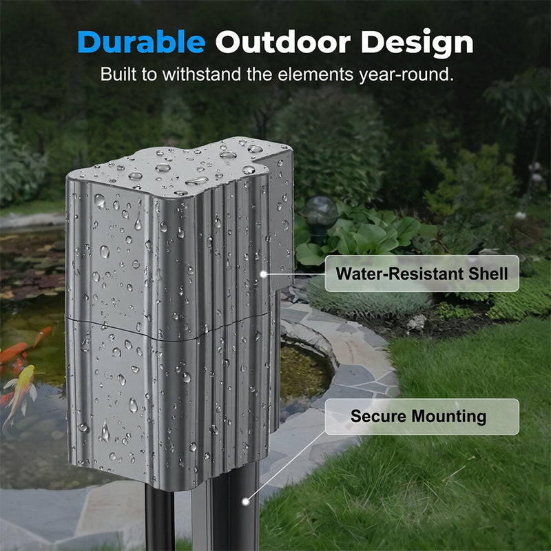 ☀️ Solar pond aerator with built-in air pump🐟