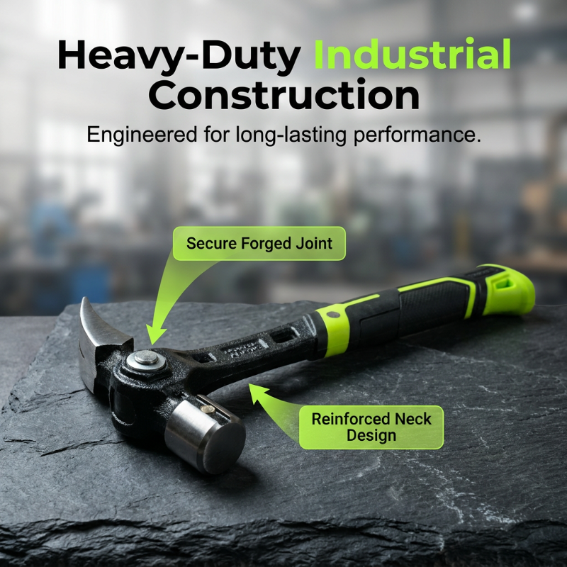 🔨 49% OFF NOW! 🏗️ Heavy-Duty Multi-Purpose Claw Hammer – Trade-grade & heat-treated – Anti-slip grip, perfect for framing, demolition or DIY – durable and balanced 🛠️
