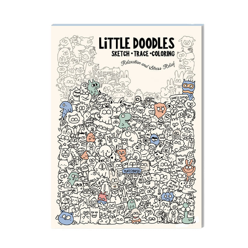 📢📢49% OFF !! ⏰Creative Doodle Art Coloring Book