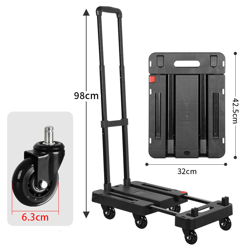 🏆LAST DAY SALE 49% OFF🔥Foldable Silent Hand Truck