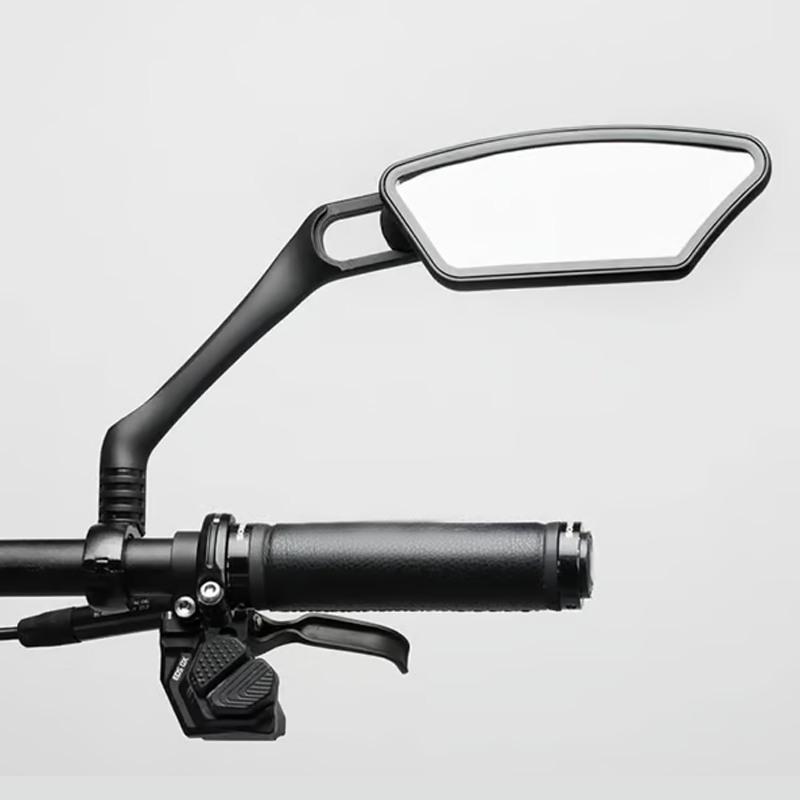 💥360° Rotatable Bicycle Rearview Mirror – Shock-Absorbing Arm, Weather-Resistant, Universal Mount 🛡️