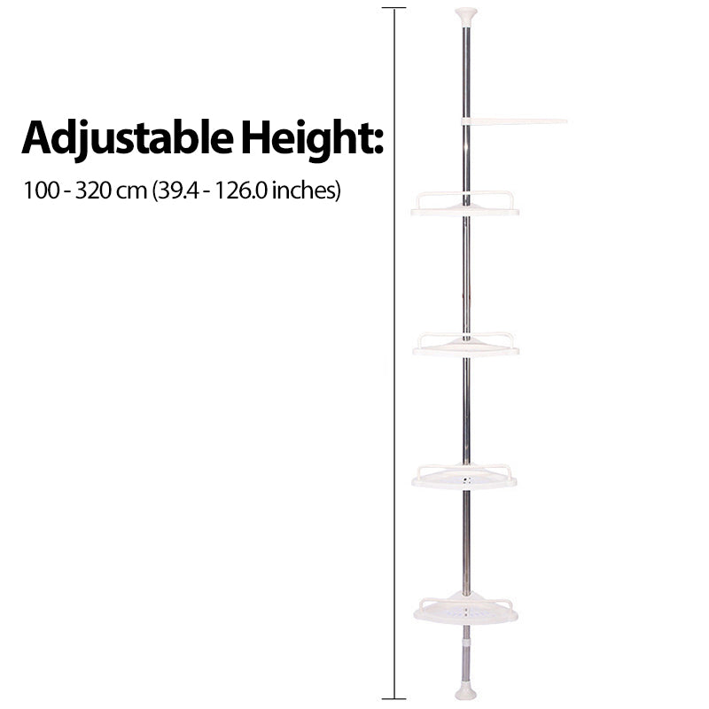 🏆 LIMITED-TIME 49% OFF! ✨Careluxpro Adjustable Telescopic Corner Shower Caddy🚿