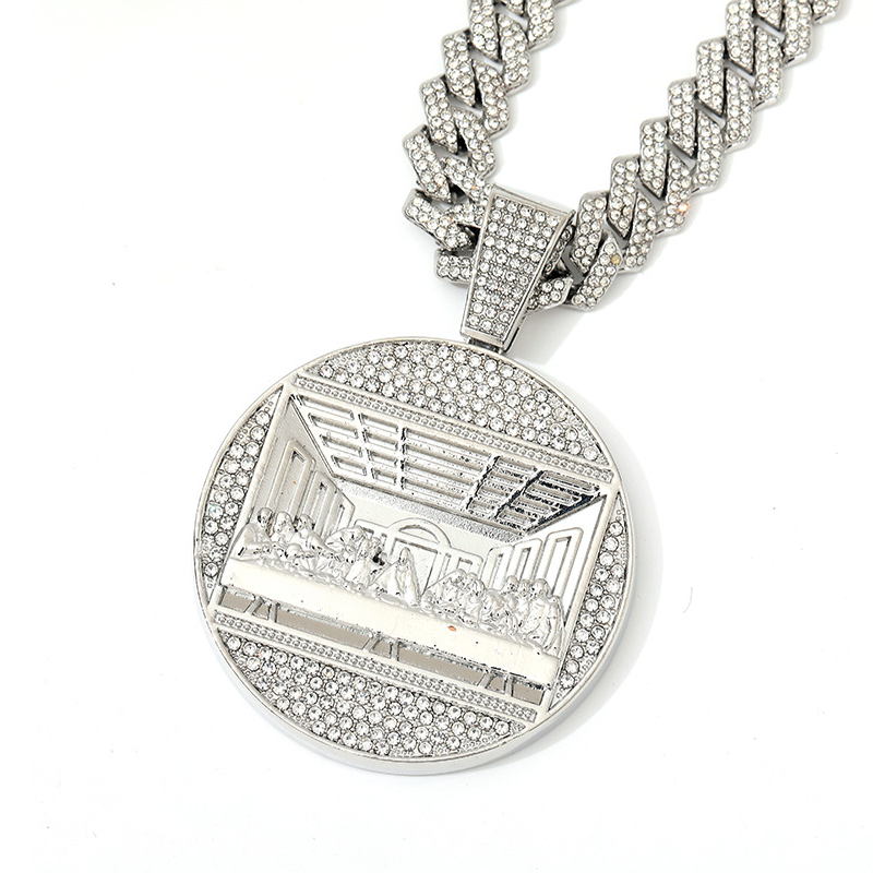 ๐ 2026 Sale โ Over 46,000 Sold! ๐ Statement Cuban Pendant Chain Necklace โ Iced Link Detail ๐ฅ