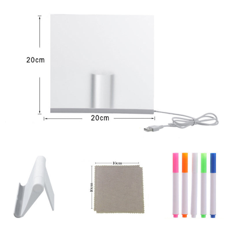 📢📢49% OFF !! ⏰Kids DIY Illuminated Erasable Drawing Board Set