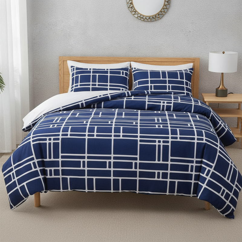 🏆LAST DAY 49% OFF🛏️Modern Minimalist Geometric Bedding Se
