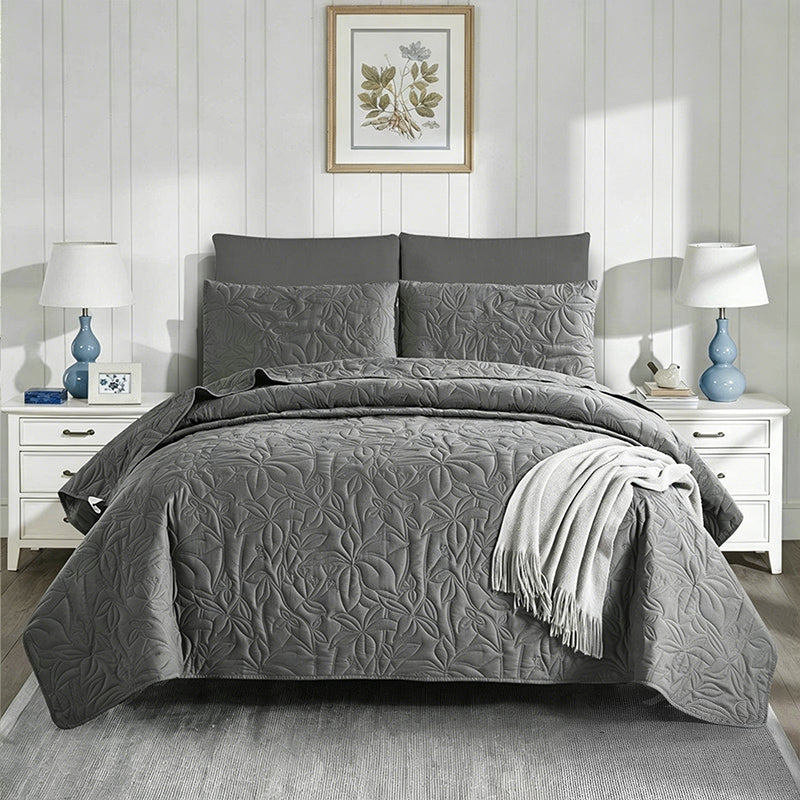 🛏️ Solid Color 100% Cotton Bedding 4-Piece Set