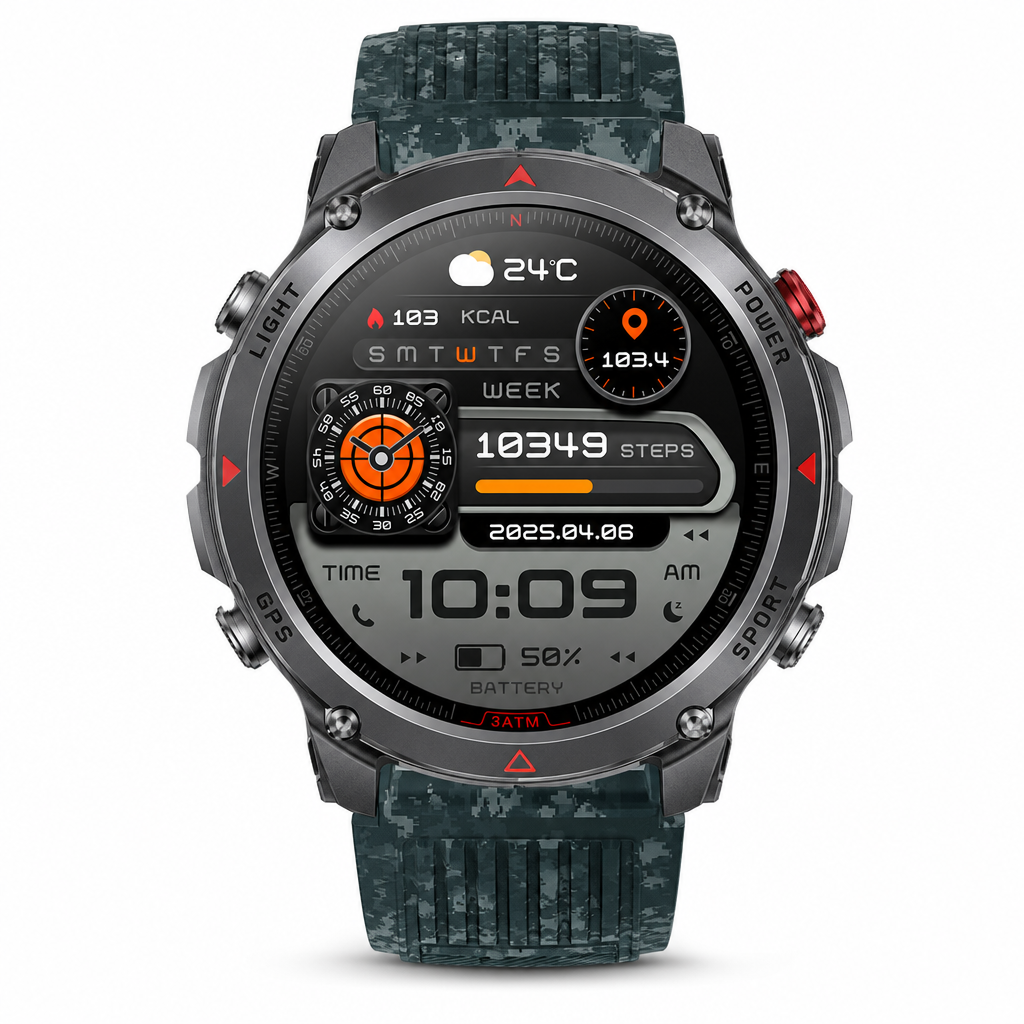 📢📢49% OFF !! ⏰Smartwatch with Bluetooth Calling,GPS & Beidou Positioning, Heart Rate & Sleep Monitor, Pedometer & Message Reminders🏃