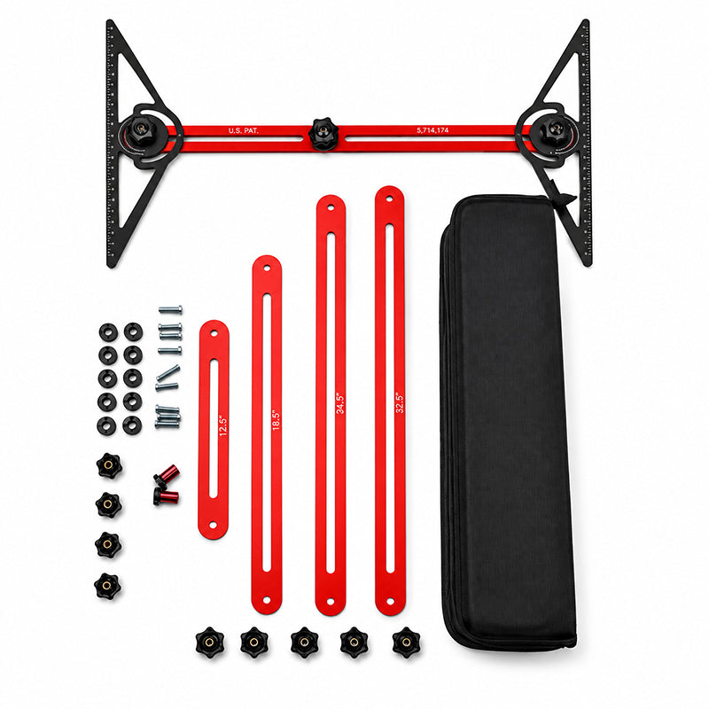 📢📢49% OFF !! 📐🔧 Multi-Function Woodworking Marking Tool Kit – Measure, Lock & Mark