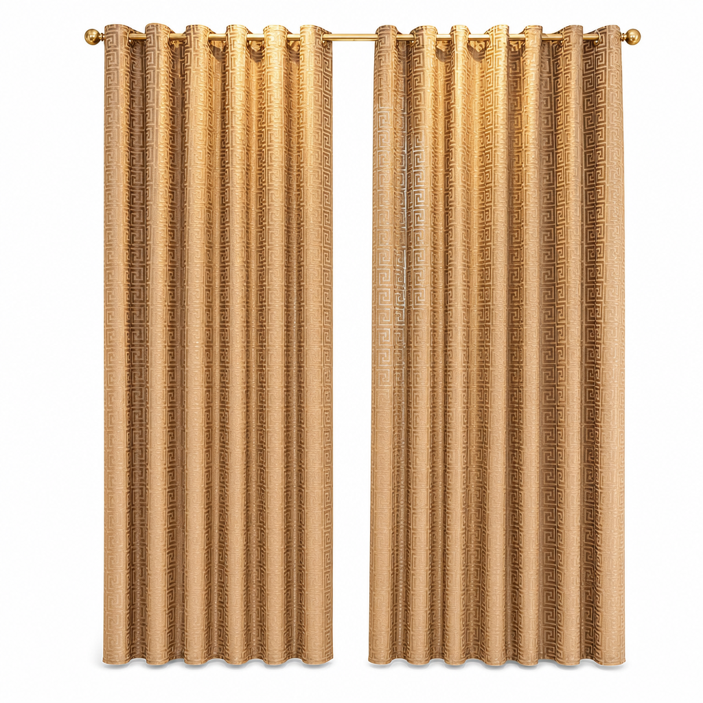 📢📢49% OFF !! ⏰Geometric Jacquard Sheer Curtain Panel for Living Room