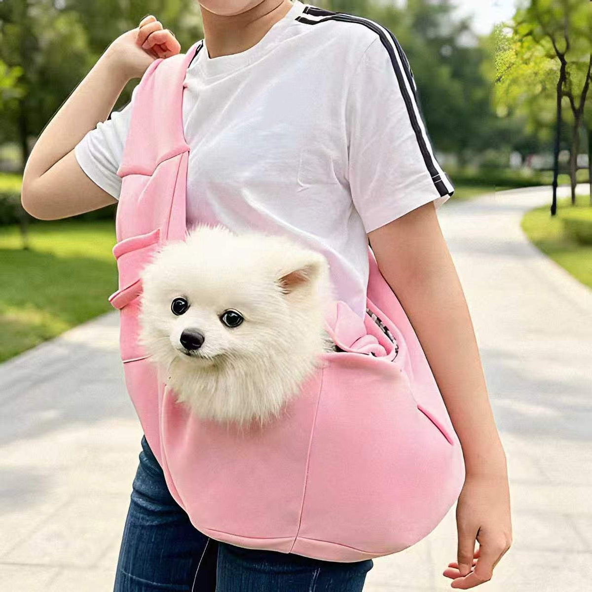🐕49% OFF🐈Portable Breathable Pet Carrier Sling Bag Single Shoulder Crossbody Travel Bag for Cats and Small Dogs