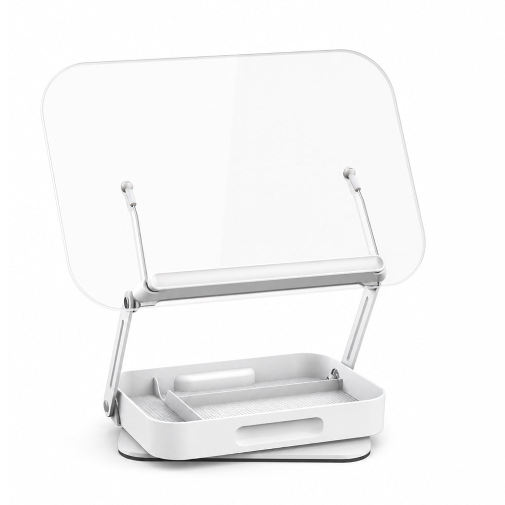 🏆HOT SALE 49% OFF🖥️Transparent Acrylic 360 Degree Rotating Desktop Book Stand and Tablet Holder