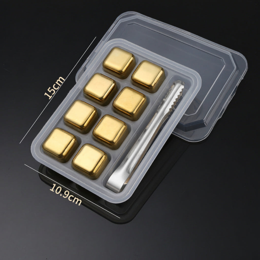 🧊49% OFF!🎁Stainless Steel Ice Cubes – Food Grade 304 Steel, Fast Cooling, Reusable, Gift Box Included. Great for Home Bar, Party or Father’s Day Gift! 🍸🎉💪