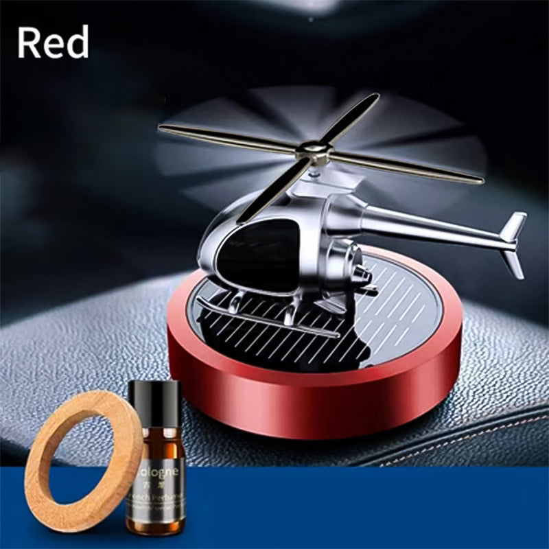🚁 49% OFF NOW! ⚡ Metal Solar Helicopter Air Freshener – Solar powered rotation & stylish decor – Fresh scent diffuser, perfect for car dashboard or desk – eco-friendly and fun 🌿