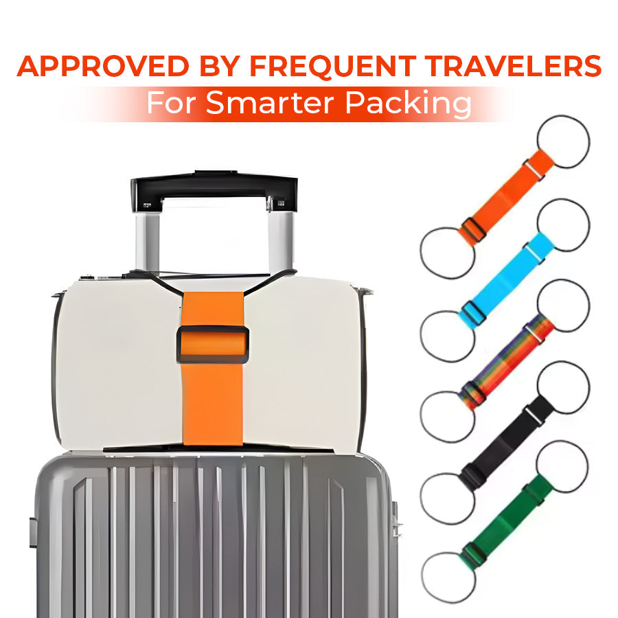🔥Big Sales - Buy 1 Get 1 Free💥🧳Elastic Luggage Strap Hands-Free for Travel