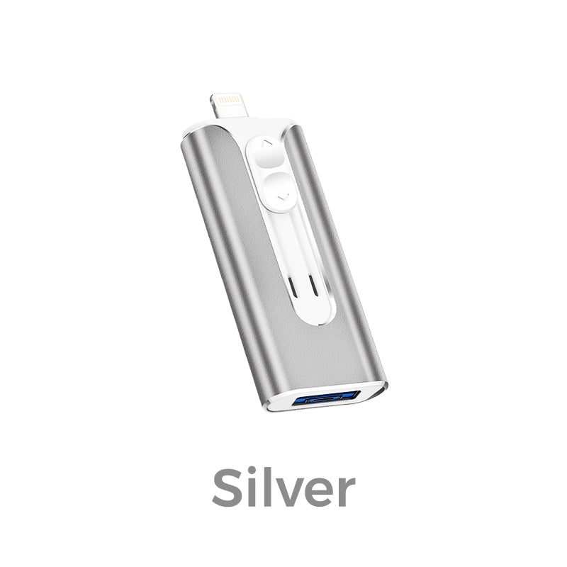 💾 LIMITED-TIME 49% OFF! 📱 4-in-1 Flash Drive for iPhone Android PC – Fast Photo Transfer, Free Up Phone Storage ⚡