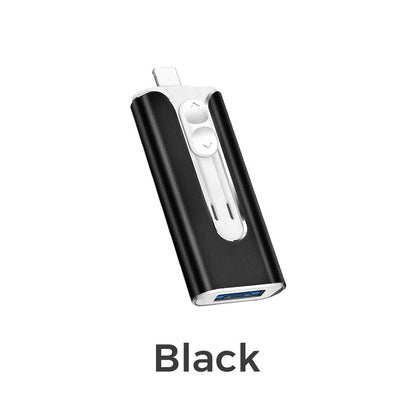 💾 LIMITED-TIME 49% OFF! 📱 4-in-1 Flash Drive for iPhone Android PC – Fast Photo Transfer, Free Up Phone Storage ⚡