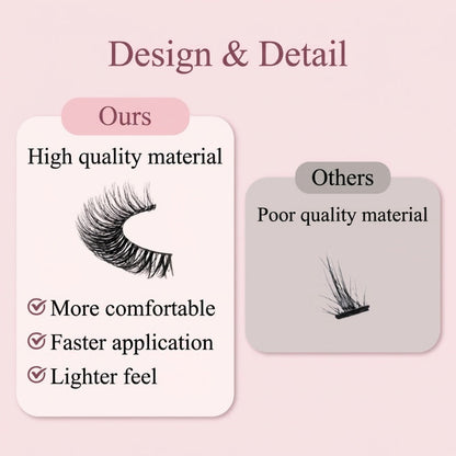 🏆 Last Day Special Price £9.99 ! 🔥 Buy One Get One Free 🎁  💐Waterproof & Reusable Self-Adhesive Eyelashes